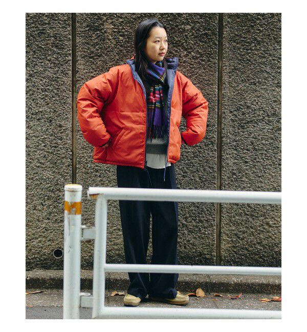 BEAMSBOY「リバーシブル ダウン ジャケット」|ブルゾン・スタジャン|