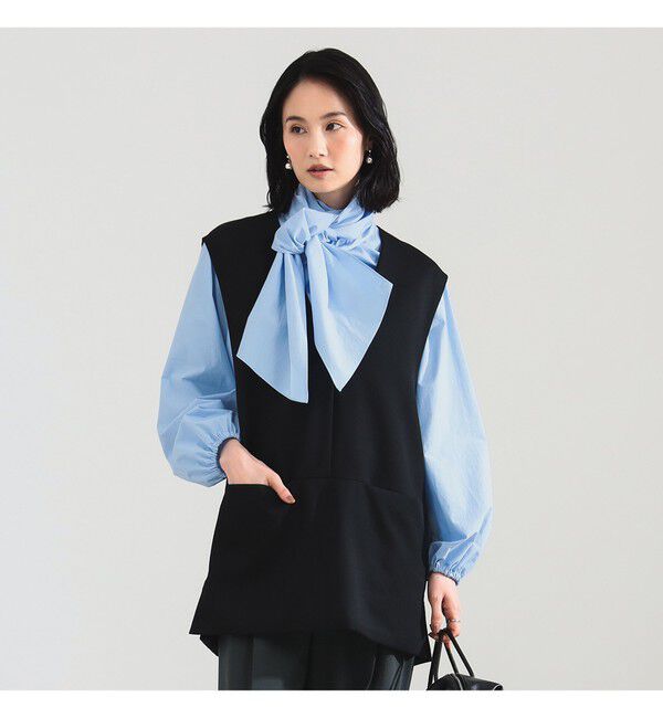 Demi-Luxe BEAMS 「ツイル Vあき プルオーバー ベスト」|シャツ・ブラウス|