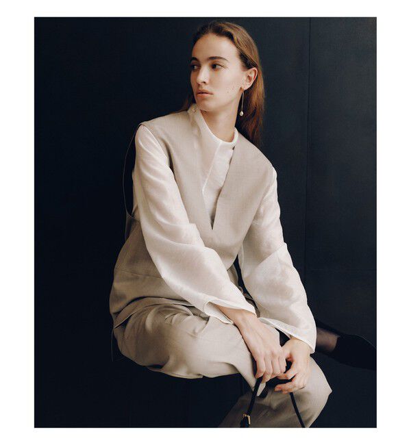 Demi-Luxe BEAMS 「ツイル Vあき プルオーバー ベスト」|シャツ・ブラウス|