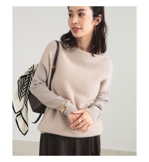 Demi-Luxe BEAMS 「フラッフィー ボートネック ニット」|ニット・セーター|