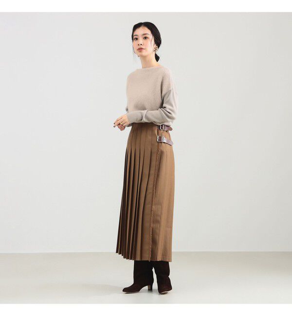 Demi-Luxe BEAMS 「フラッフィー ボートネック ニット」|ニット・セーター|