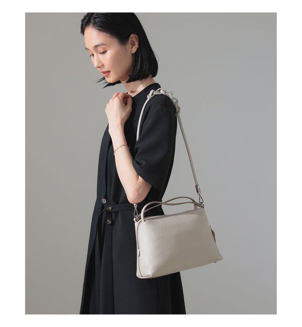 Demi-Luxe BEAMS 「GIANNI CHIARINI / ALIFA レザーショルダーバッグ M」|トートバッグ|LAMB