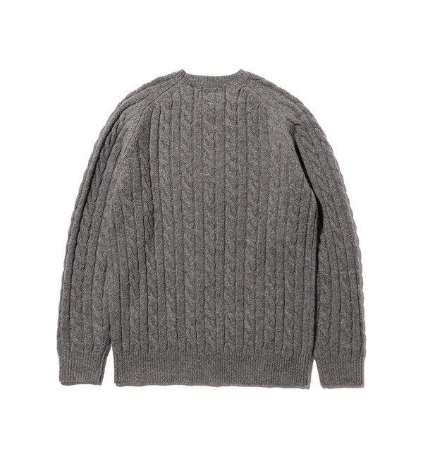 BEAMS PLUS「5ゲージ ケーブル クルーネック」|ニット・セーター|