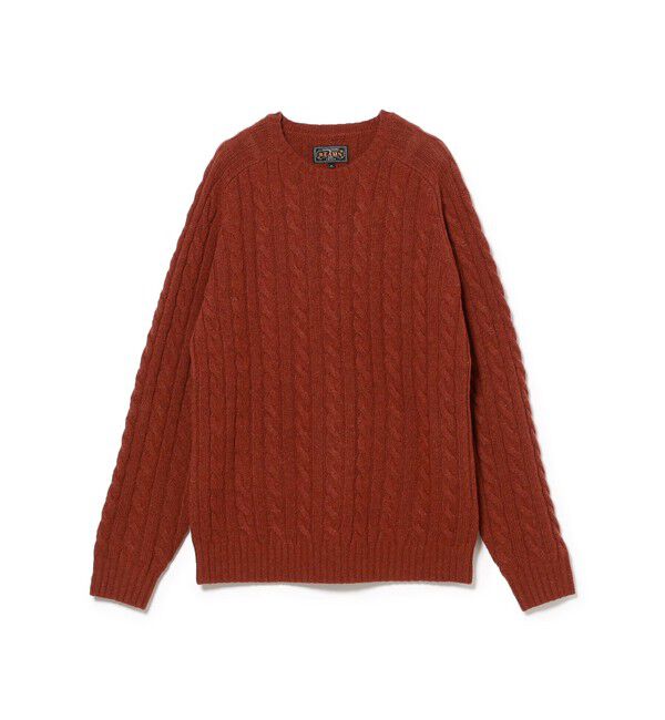 BEAMS PLUS「5ゲージ ケーブル クルーネック」|ニット・セーター|