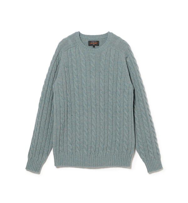 BEAMS PLUS「5ゲージ ケーブル クルーネック」|ニット・セーター|