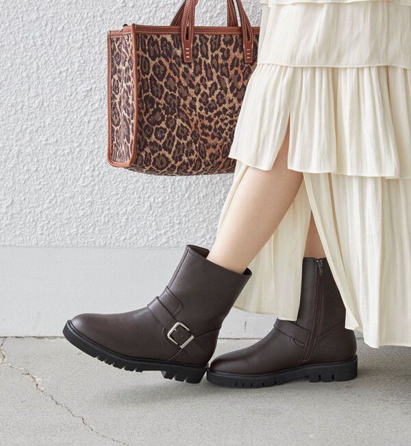 SHIPS for women「レザー エンジニア ブーツ ◇」|ショートブーツ|