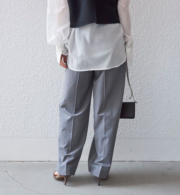 SHIPS for women「〈手洗い可能〉2タック トラウザー パンツ」|その他|