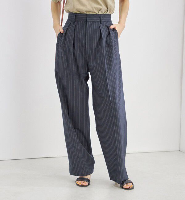 SHIPS for women「〈手洗い可能〉2タック トラウザー パンツ」|その他|