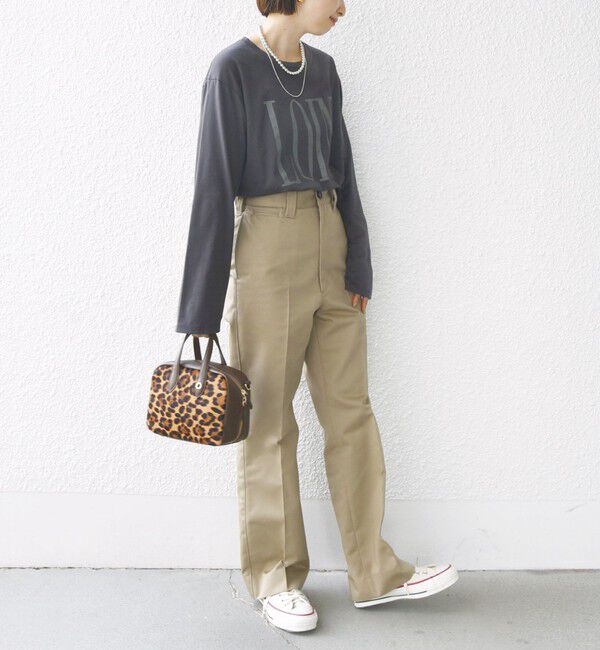 SHIPS for women「ローズ ペトール ロング スリーブ プリント TEE」|Tシャツ・カットソー|