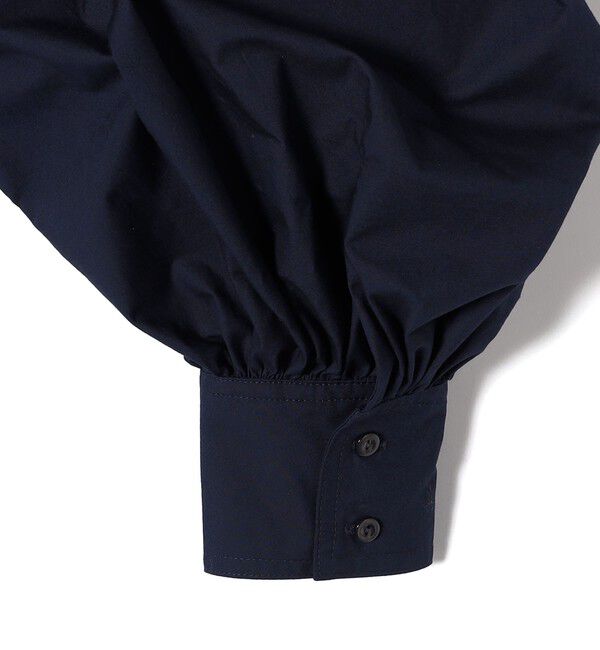 SHIPS for women「【SHIPS別注】Nell:〈手洗い可能〉ギャザー スリーブ ブラウス」|シャツ・ブラウス|