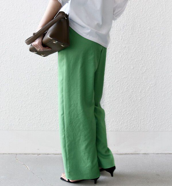 SHIPS for women「〈手洗い可能〉ツイル ドロスト パンツ」|その他|