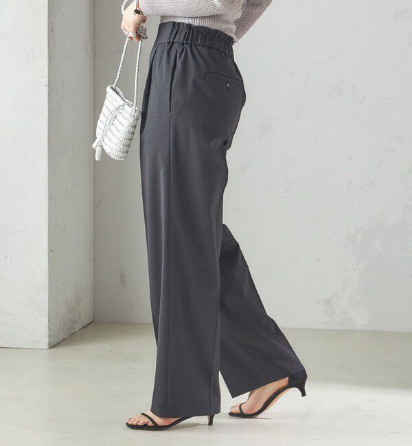 SHIPS for women「〈手洗い可能〉ツイル ストレート パンツ（セットアップ対応）」|その他|