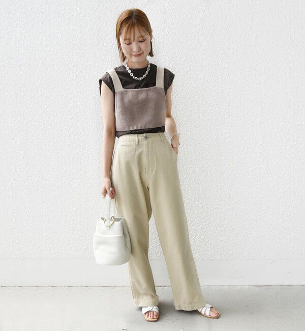 SHIPS for women「〈手洗い可能〉モールヤーン ニット ビスチェ」|ニット・セーター|