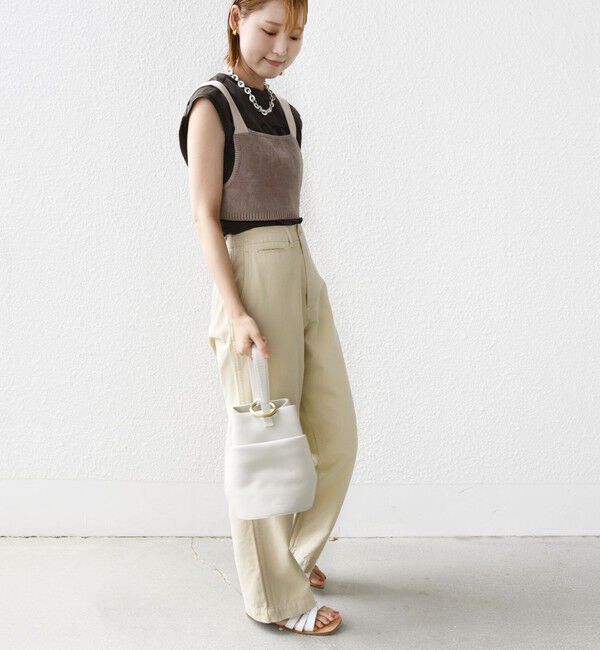 SHIPS for women「〈手洗い可能〉モールヤーン ニット ビスチェ」|ニット・セーター|