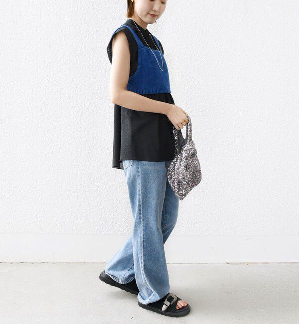 SHIPS for women「〈手洗い可能〉モールヤーン ニット ビスチェ」|ニット・セーター|