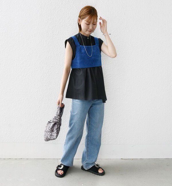 SHIPS for women「〈手洗い可能〉モールヤーン ニット ビスチェ」|ニット・セーター|