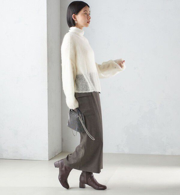 SHIPS for women「モヘヤ メッシュ プルオーバー」|ニット・セーター|