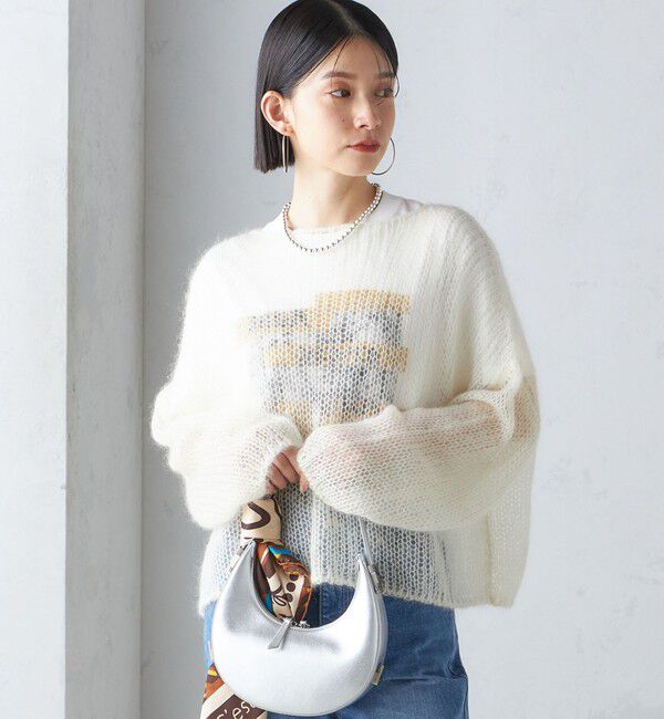 SHIPS for women「モヘヤ メッシュ プルオーバー」|ニット・セーター|