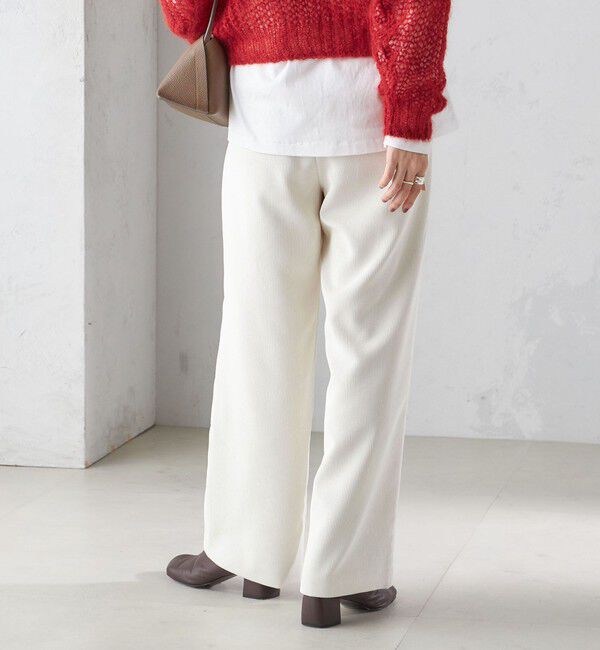 SHIPS for women「〈洗濯機可能〉コーデュロイ 2タック パンツ」|その他|
