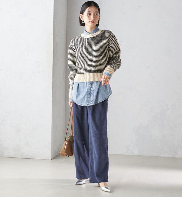 SHIPS for women「〈洗濯機可能〉コーデュロイ 2タック パンツ」|その他|