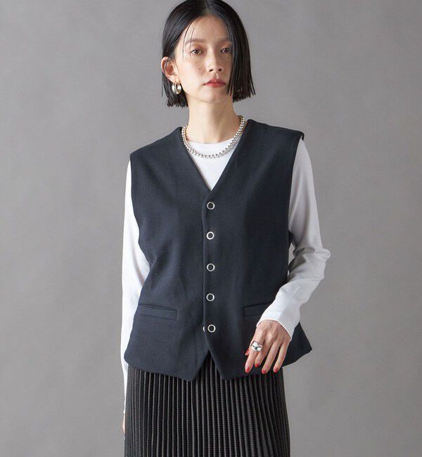 SHIPS for women「SHIPS NINE CASE:〈手洗い可能〉スウェット ベスト」|ベスト・ジレ|