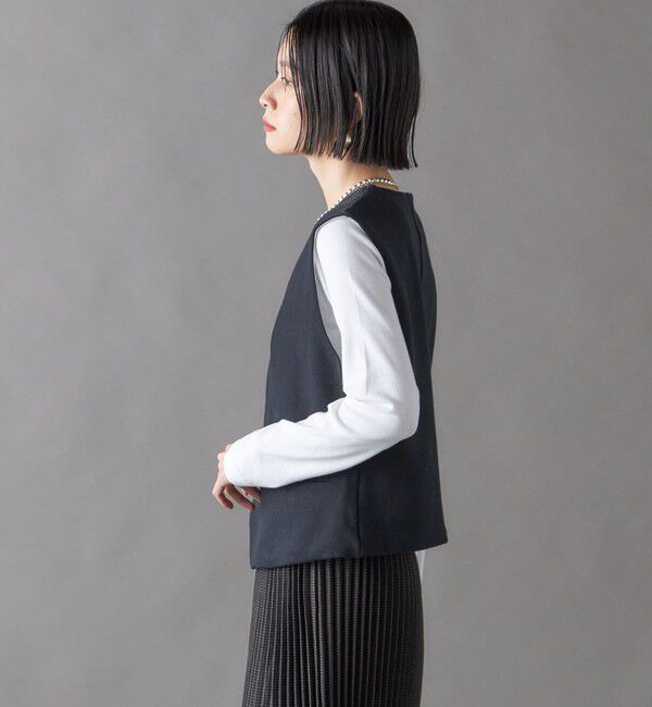 SHIPS for women「SHIPS NINE CASE:〈手洗い可能〉スウェット ベスト」|ベスト・ジレ|
