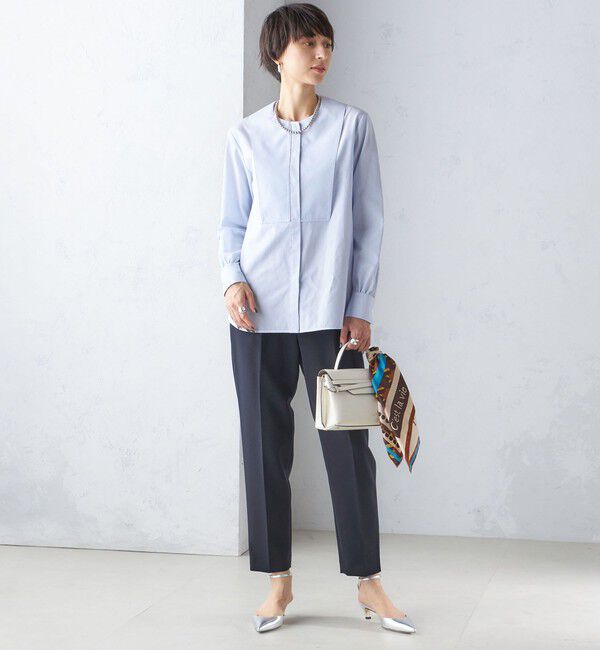SHIPS for women「〈手洗い可能〉タック テーパード パンツ（セットアップ対応）」|その他|