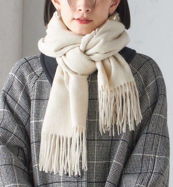 SHIPS for women「ウール カシミヤ ウォッシャブル ストール」|マフラー|
