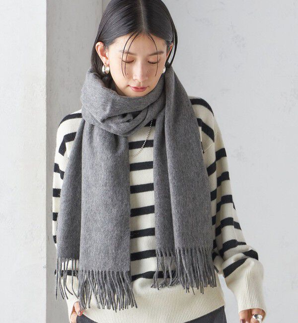 SHIPS for women「ウール カシミヤ ウォッシャブル ストール」|マフラー|