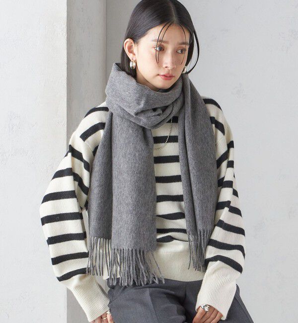SHIPS for women「ウール カシミヤ ウォッシャブル ストール」|マフラー|