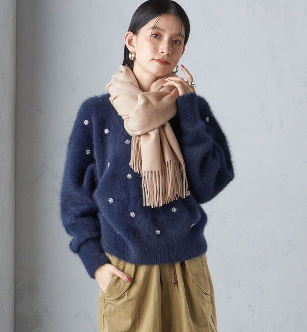 SHIPS for women「ウール カシミヤ ウォッシャブル ストール」|マフラー|