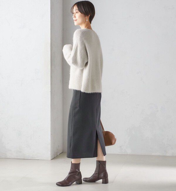 SHIPS for women「〈手洗い可能〉ウールライク ポケット タイト スカート」|スカート|