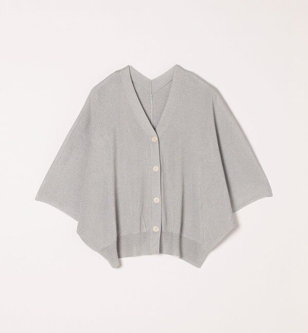 quaranciel「quaranciel:〈手洗い可能〉シアー ラメ ドルマン リブ ニット カーディガン」|カーディガン|