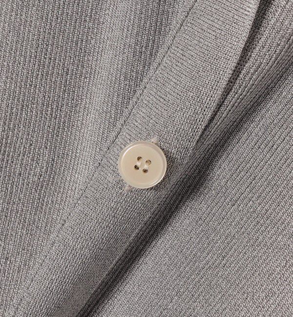 quaranciel「quaranciel:〈手洗い可能〉シアー ラメ ドルマン リブ ニット カーディガン」|カーディガン|