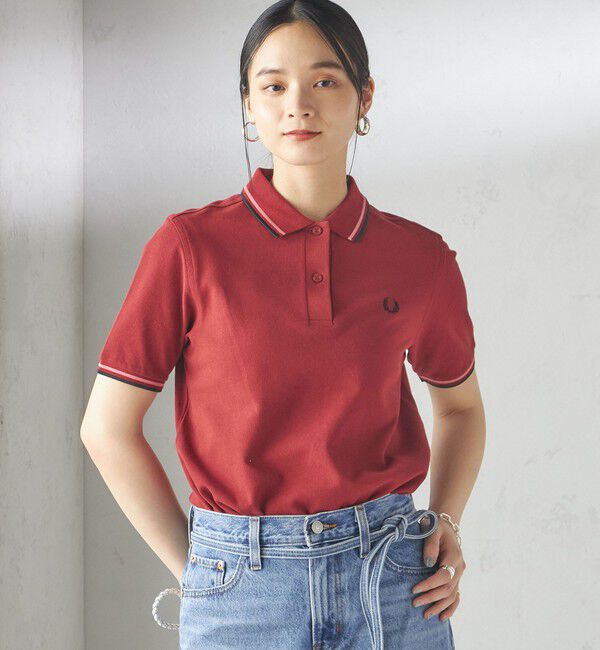 SHIPS for women「《一部追加予約》FRED PERRY:G3600 TWIN TIPPED SHIRTS」|ポロシャツ|