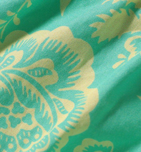 SHIPS any「SHIPS any:〈洗濯機可能〉Les Olivades ボタニカル プリント ベルト ラップ セミワイド パンツ」|その他|