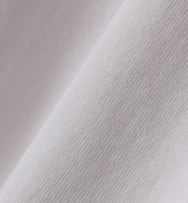 SHIPS any「【SHIPS any別注】Collegiate Pacific:〈洗濯機可能〉V ガゼット プリント & 刺繍 Tシャツ 25SS」|Tシャツ・カットソー|