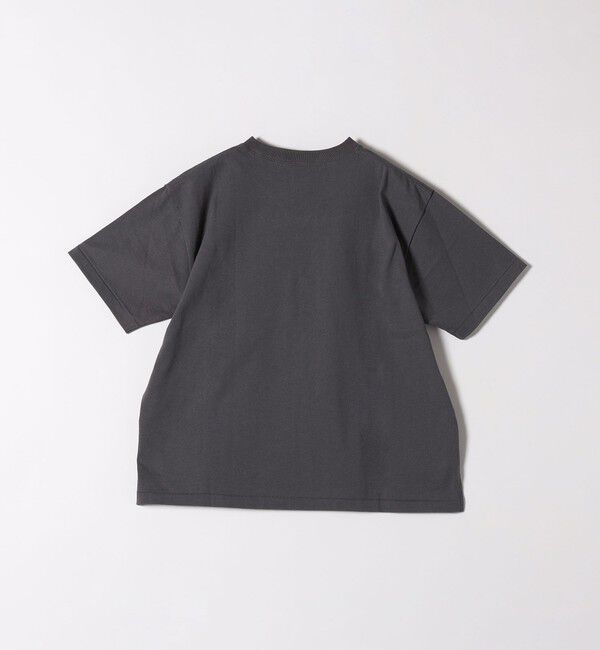 SHIPS any「【SHIPS any別注】Collegiate Pacific:〈洗濯機可能〉V ガゼット プリント & 刺繍 Tシャツ 25SS」|Tシャツ・カットソー|