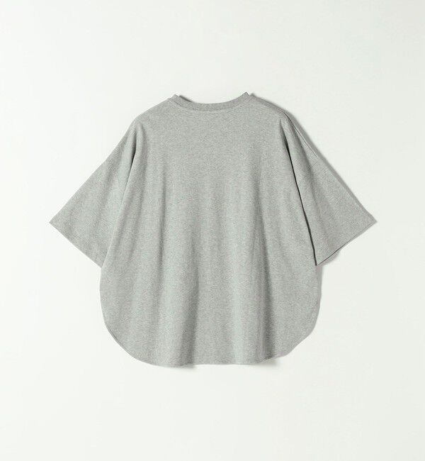 SHIPS any「SHIPS any:〈接触冷感/汗染み防止加工/洗濯機可能〉ラウンドヘム クルー ビッグ TEE」|Tシャツ・カットソー|