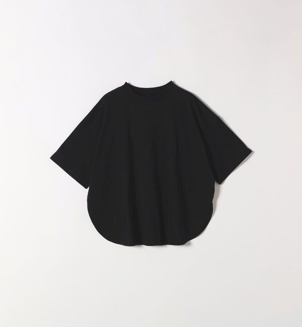 SHIPS any「SHIPS any:〈接触冷感/汗染み防止加工/洗濯機可能〉ラウンドヘム クルー ビッグ TEE」|Tシャツ・カットソー|