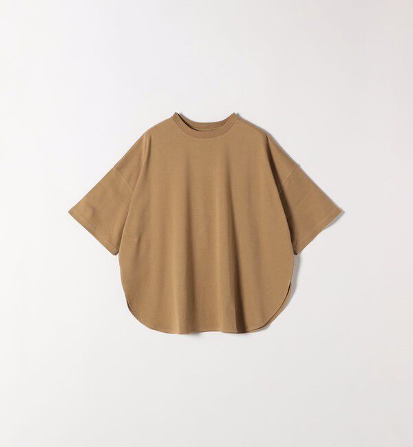 SHIPS any「SHIPS any:〈接触冷感/汗染み防止加工/洗濯機可能〉ラウンドヘム クルー ビッグ TEE」|Tシャツ・カットソー|