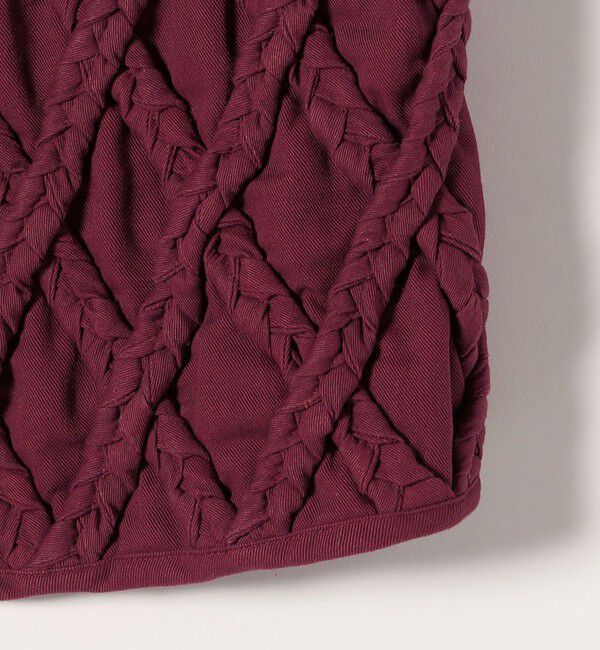 SHIPS any「bon_meur:〈手洗い可能〉ロープ編み コットン コンパクト フリンジ ベスト」|ベスト・ジレ|