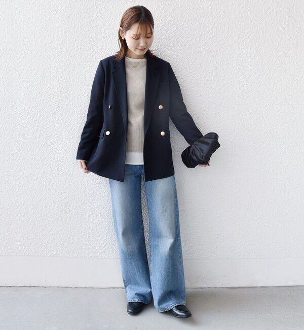 SHIPS for women「ウール ギャバジン ダブル ブレスト ジャケット」|テーラードジャケット|