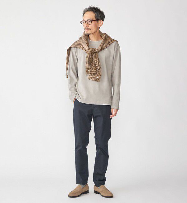 SHIPS「SHIPS: フェイク レイヤード クルーネック ロングスリーブ」|Tシャツ・カットソー|