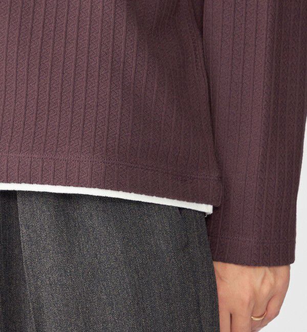 SHIPS「SHIPS: フェイク レイヤード クルーネック ロングスリーブ」|Tシャツ・カットソー|