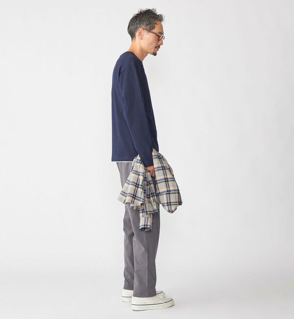 SHIPS「SHIPS: フェイク レイヤード クルーネック ロングスリーブ」|Tシャツ・カットソー|