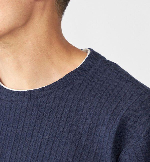 SHIPS「SHIPS: フェイク レイヤード クルーネック ロングスリーブ」|Tシャツ・カットソー|