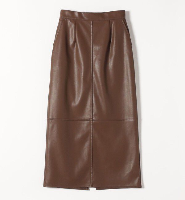 SHIPS any「SHIPS any: クロス ステッチ Iライン スカート」|タイト|