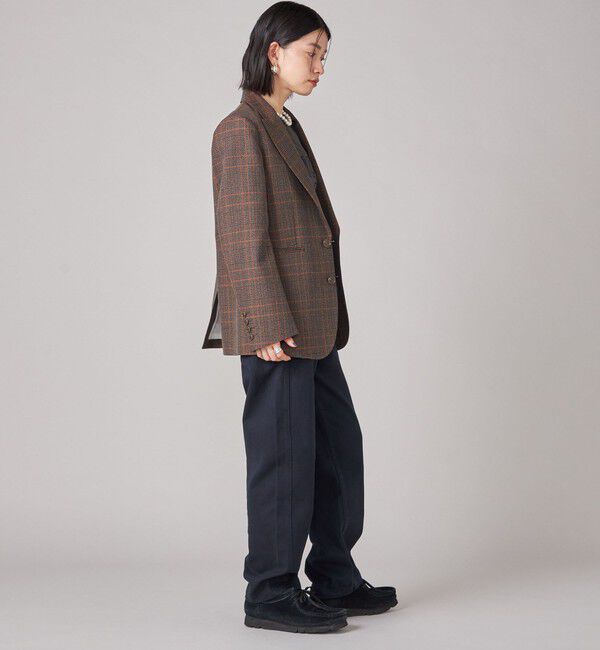 SHIPS for women「SHIPS NINE CASE: チェック テーラード ジャケット」|テーラードジャケット|