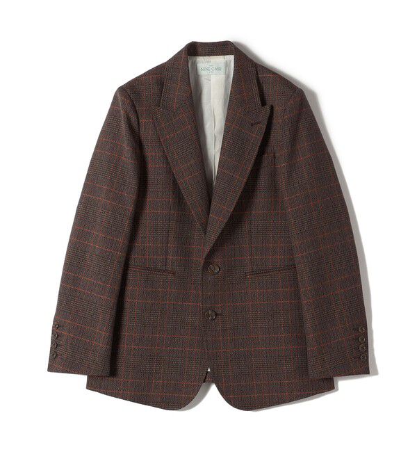 SHIPS for women「SHIPS NINE CASE: チェック テーラード ジャケット」|テーラードジャケット|